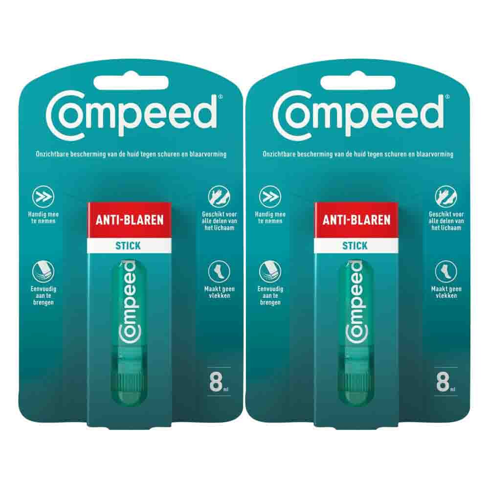 2x Compeed Anti-Blaren Stick 8 mg