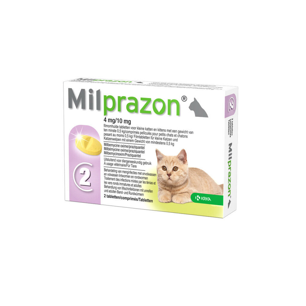 Fremskridt lade som om Tale Milprazon Ontworming Tabletten 4 mg / 10 mg Kleine Kat en Kitten 2 stuks |  Plein.nl
