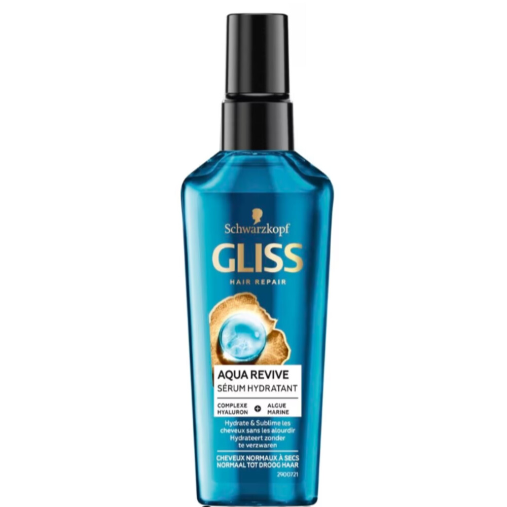 3x Gliss Aqua Revive Serum 75 ml