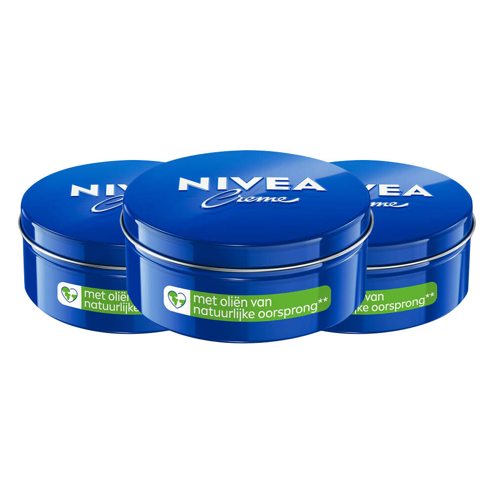 3x NIVEA Crème Blik 250 ml