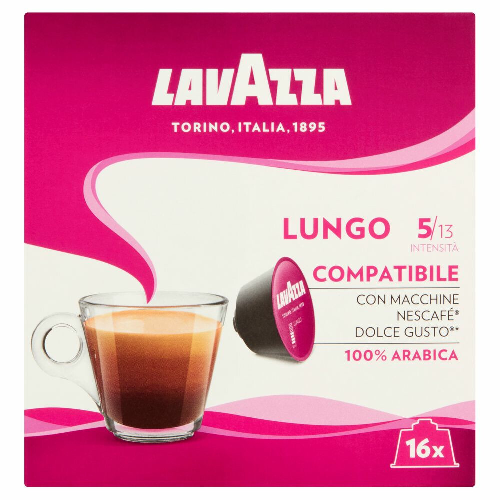 3x Lavazza Lungo Koffiecups 16 stuks