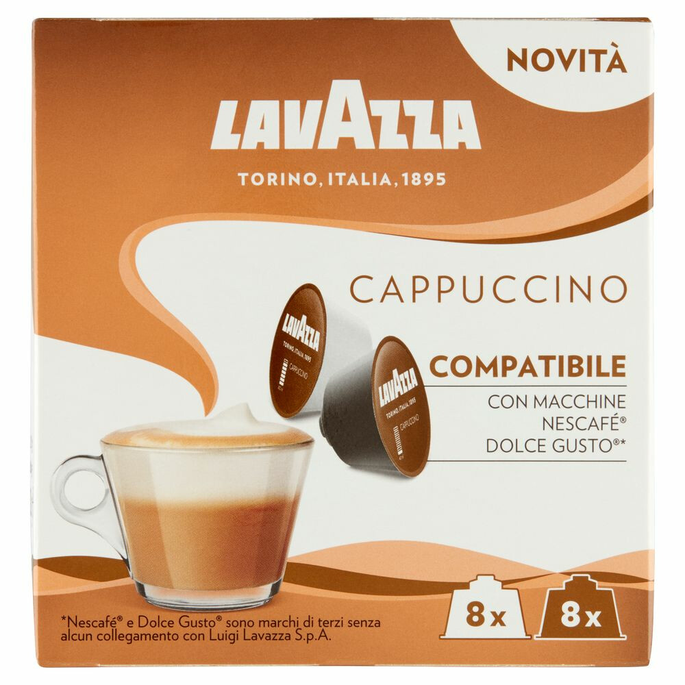 3x Lavazza Cappuccino Koffiecups 16 stuks