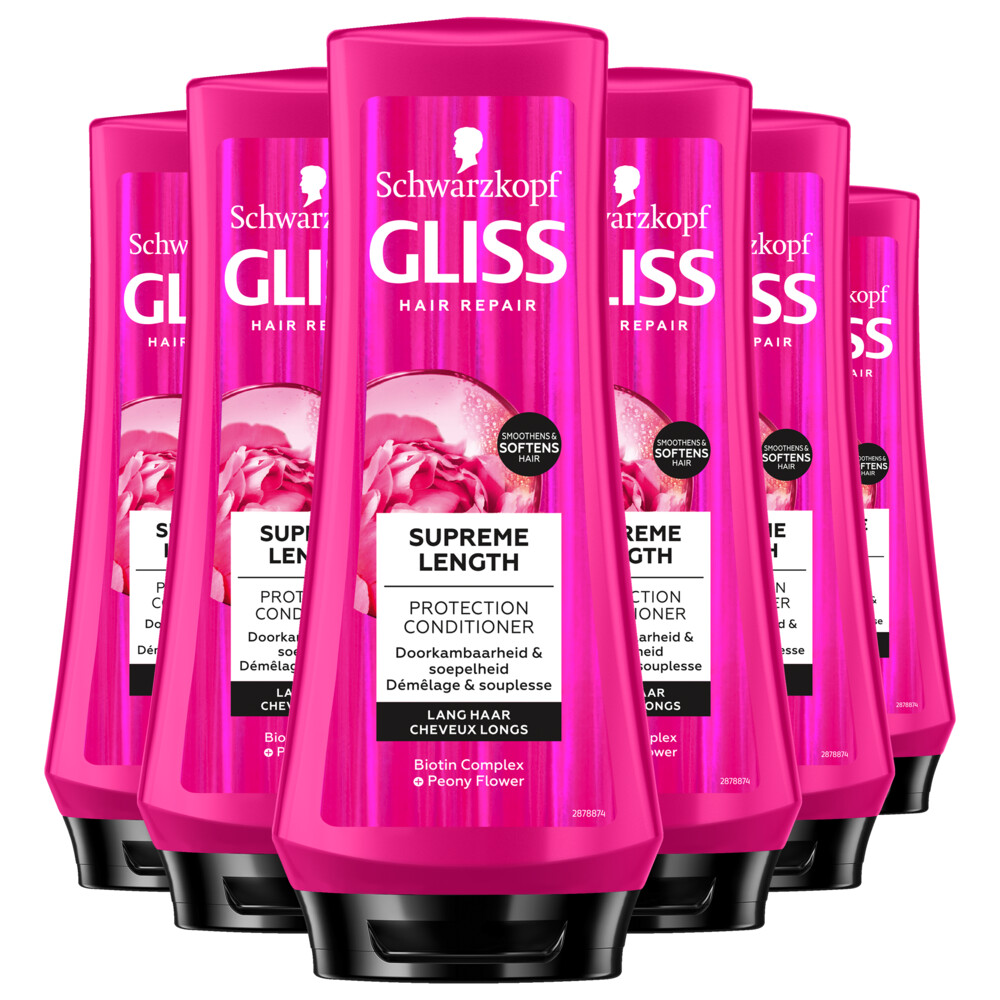 6x Gliss Supreme Length Conditioner 200 ml