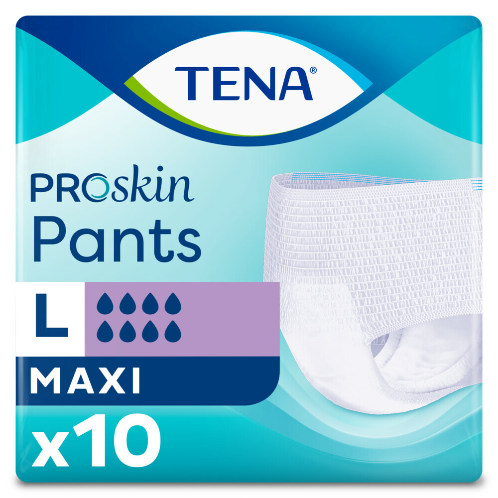 4x TENA Pants Maxi ProSkin Large 10 stuks