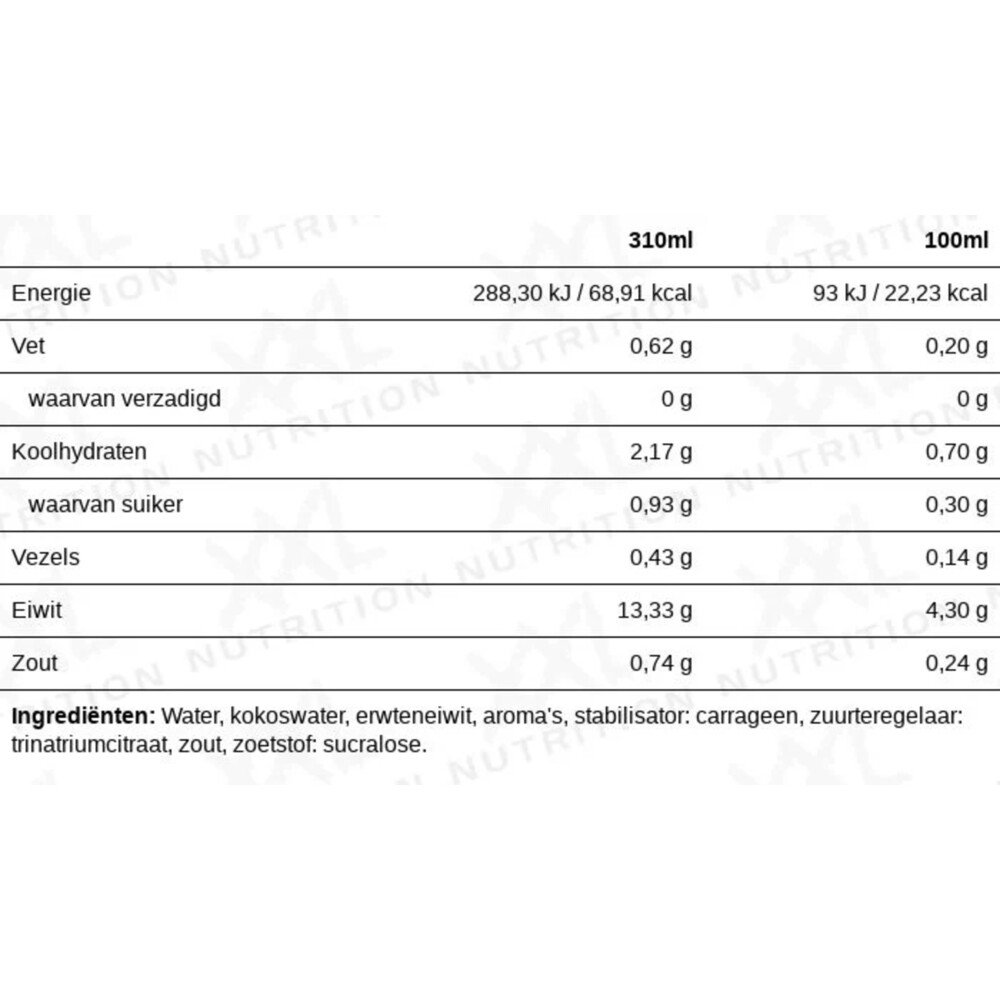 XXL Nutrition N'Joy Protein Drink Vegan Vanille 310 ml Plein.nl