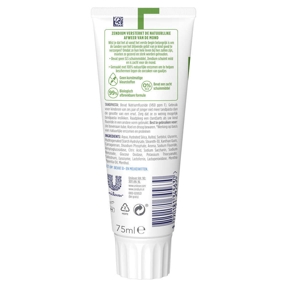 2+3 gratis: Zendium Tandpasta Junior 75 ml, foto 2