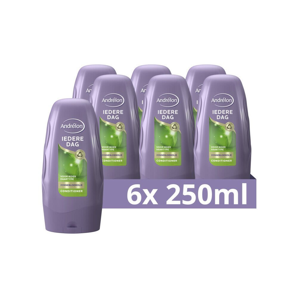 6x Andrelon Conditioner Iedere Dag 250 ml