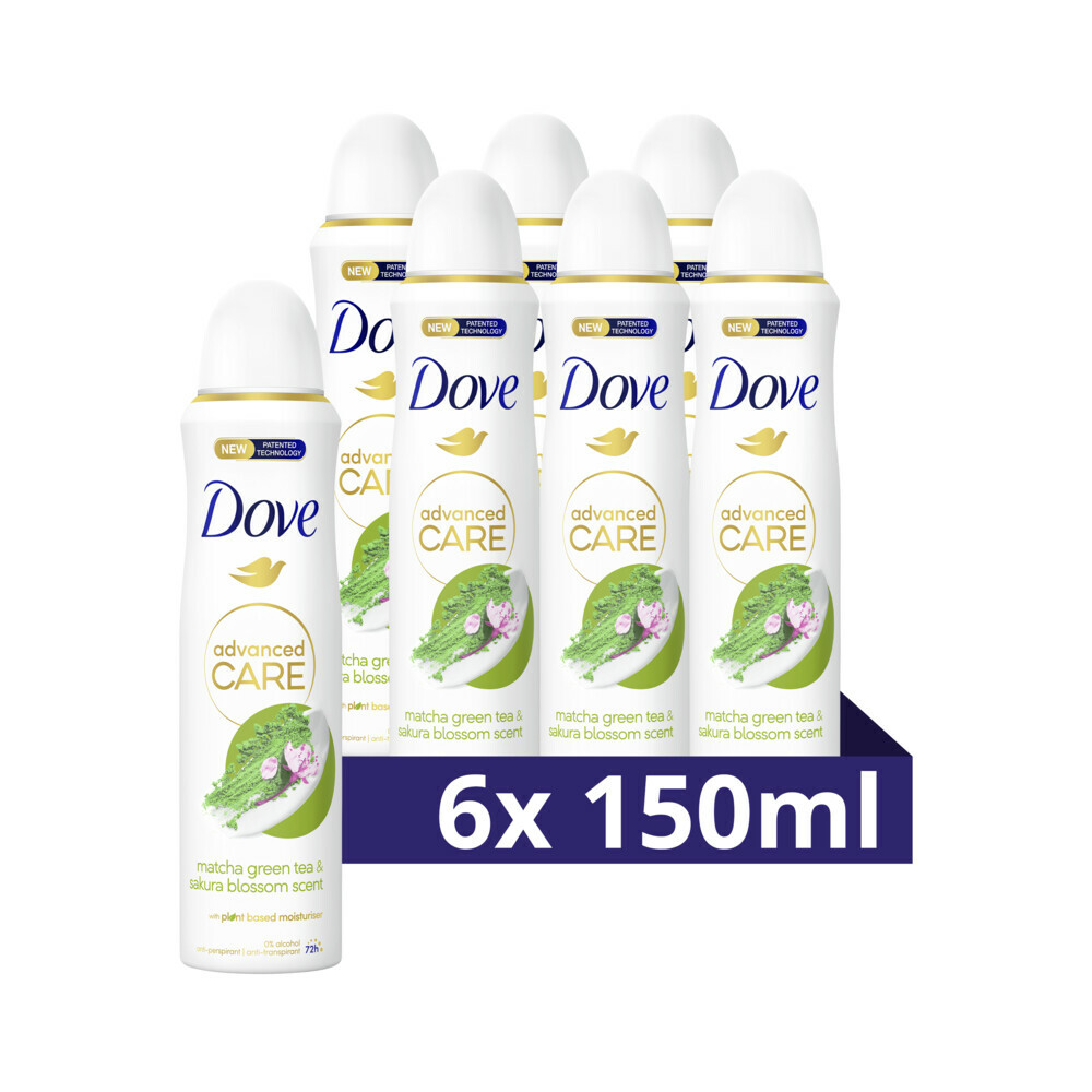 6x Dove Deodorant Matcha&Sakura 150 ml