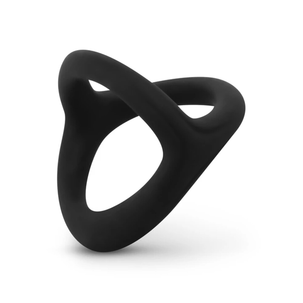 Easytoys Flexibele Multifunctionele Cockring Zwart