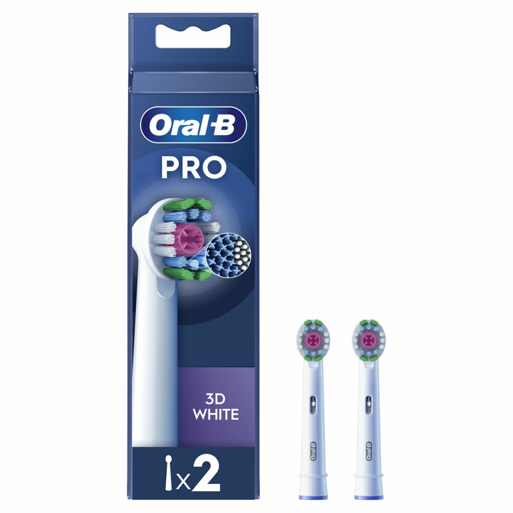 6x Oral-B Opzetborstels Pro 3D White 2 stuks
