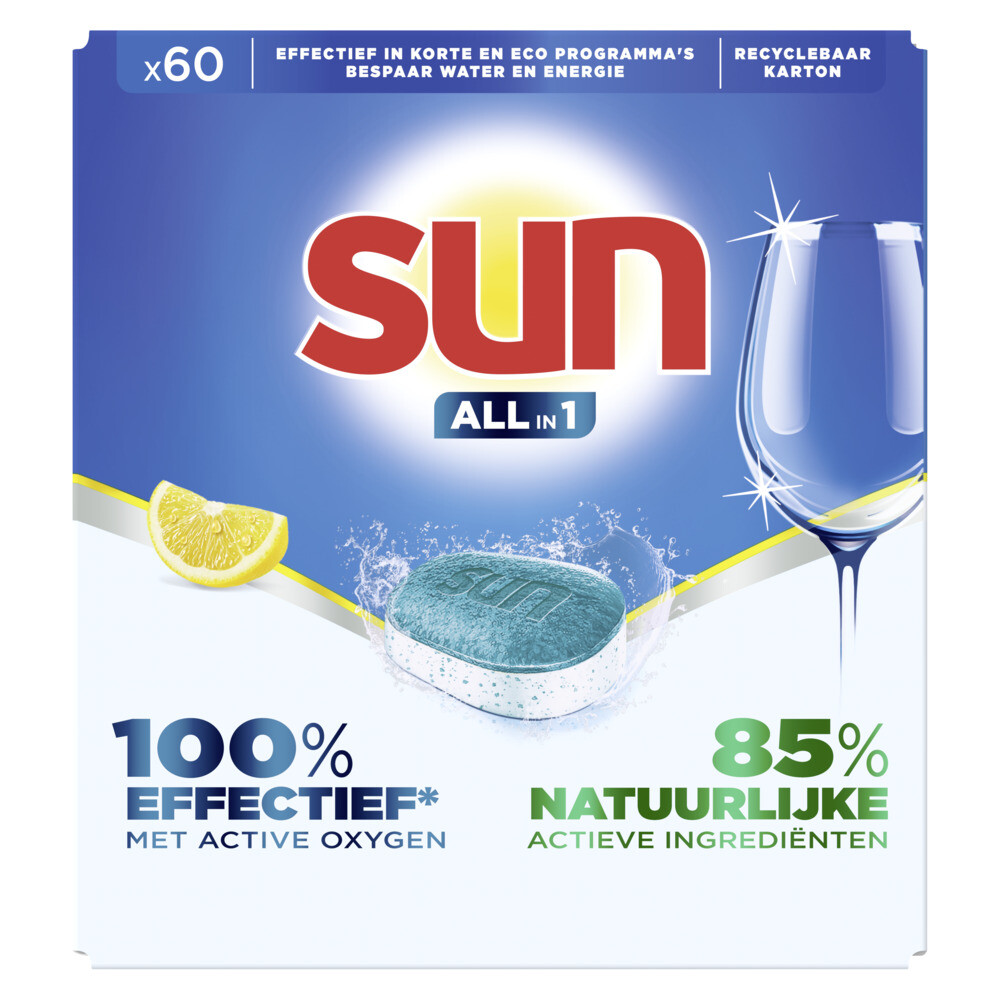 Sun Vaatwastabletten Citroen 60 tabletten