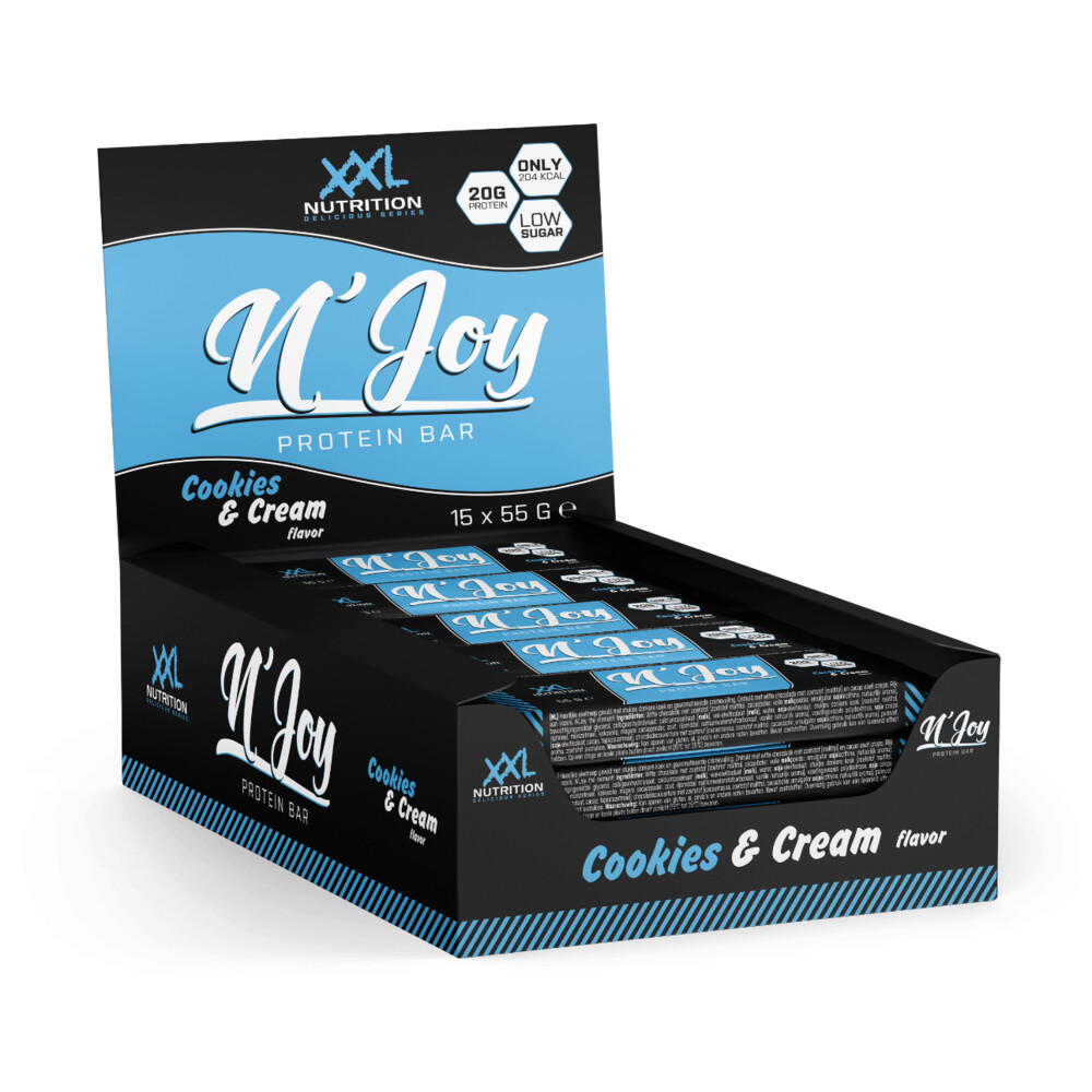 15x XXL Nutrition NJOY Proteïne Bar Cookies 55 gr