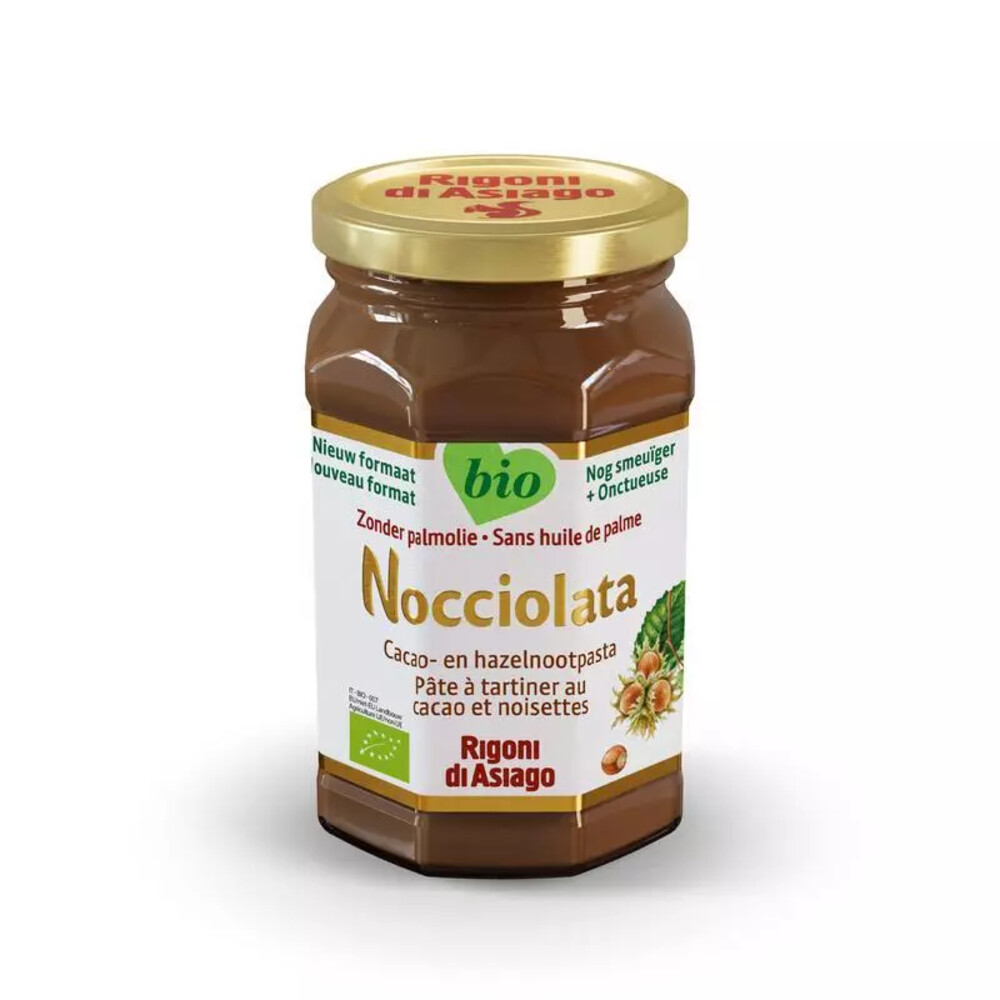 Nocciolata Cacao- en Hazelnootpasta Melkvrij 250 gr