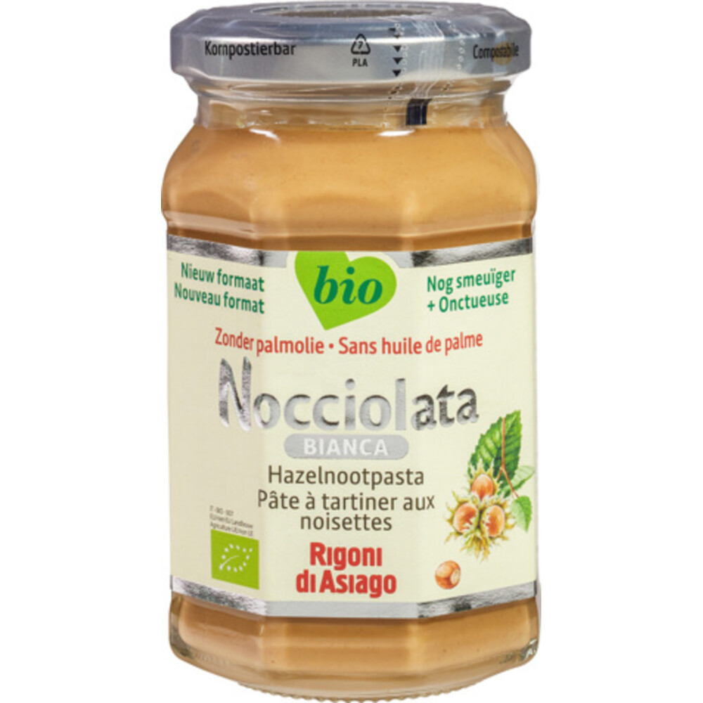 6x Nocciolata Hazelnootpasta Wit 250 gr
