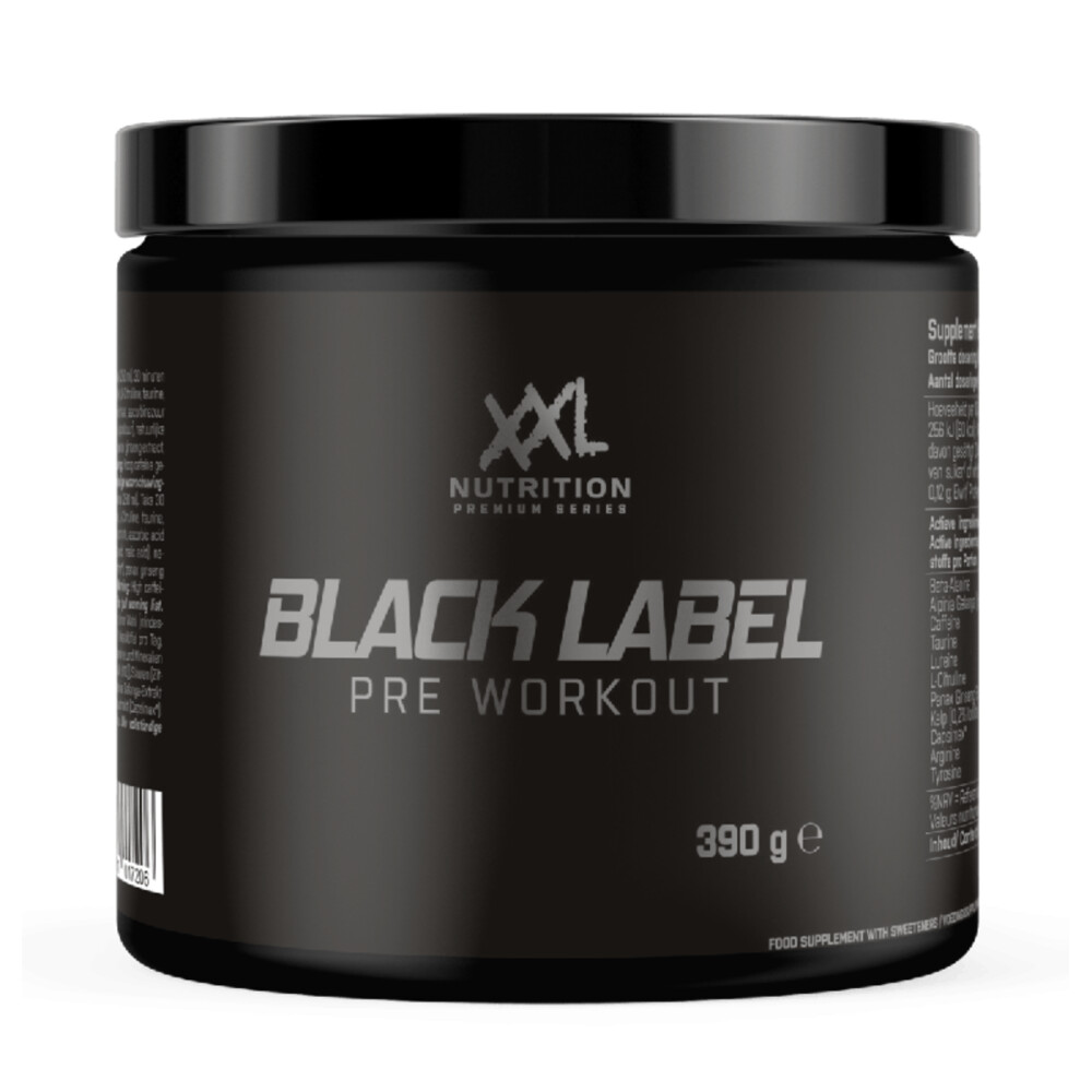 XXL Nutrition Black Label Rood Fruit 390 gr