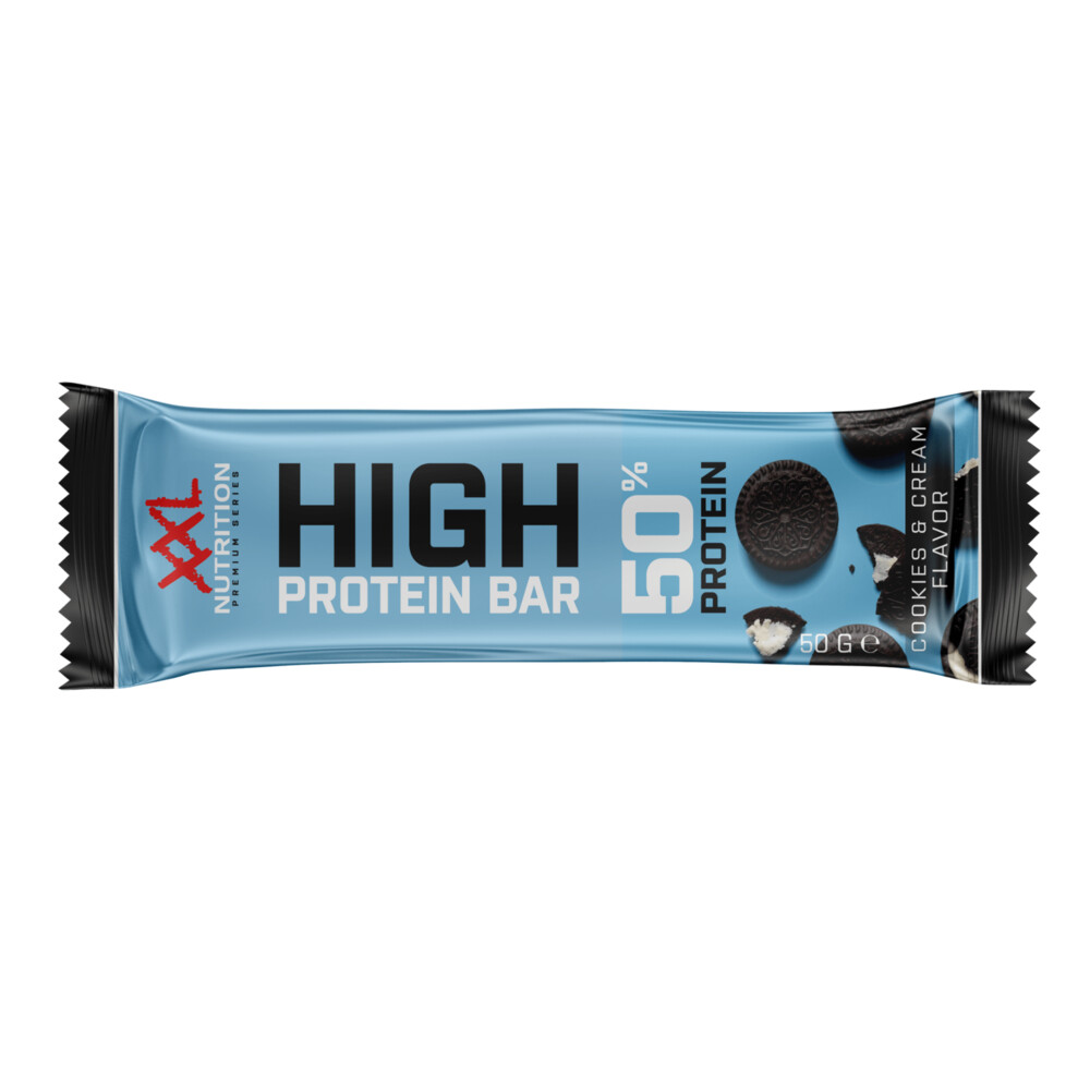 20x XXL Nutrition High Proteïne Bar 2.0 Cookies En Cream 20 x 50 gr