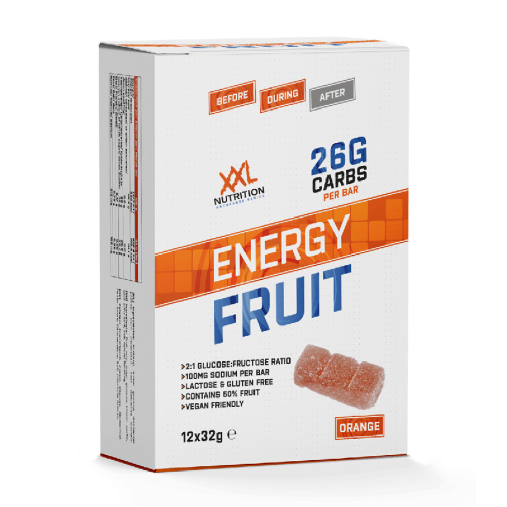 XXL Nutrition Energy Fruit Orange 12 x 32 gr