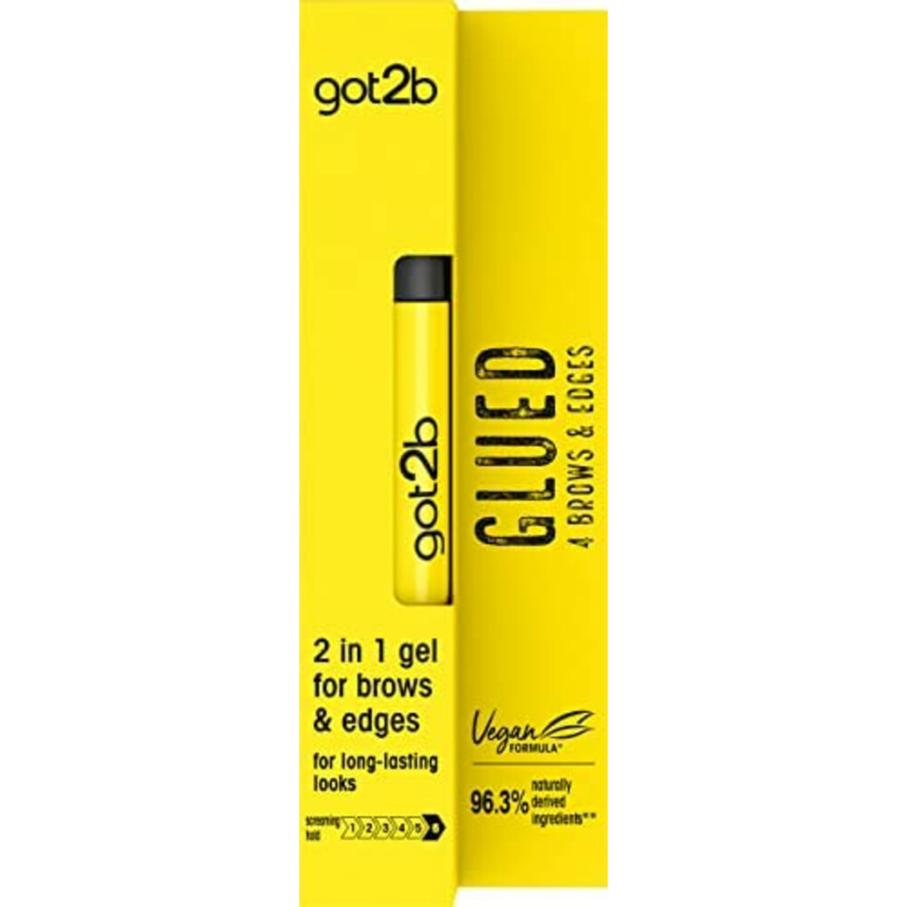 6x Got2b Glued 4 Brows&Edges Gel 16 ml