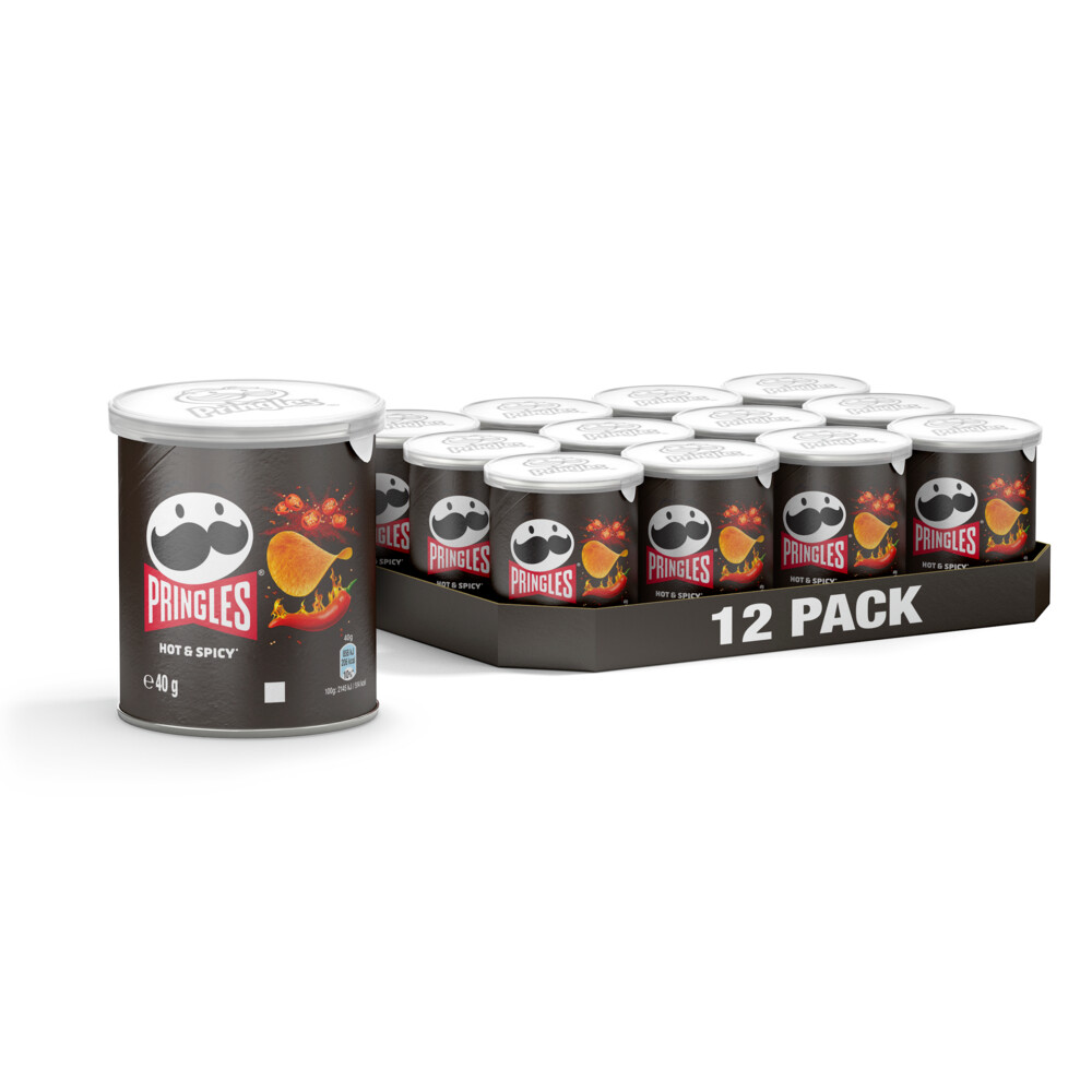 Pringles Chips Hot&Spicy 12 x 40 gr