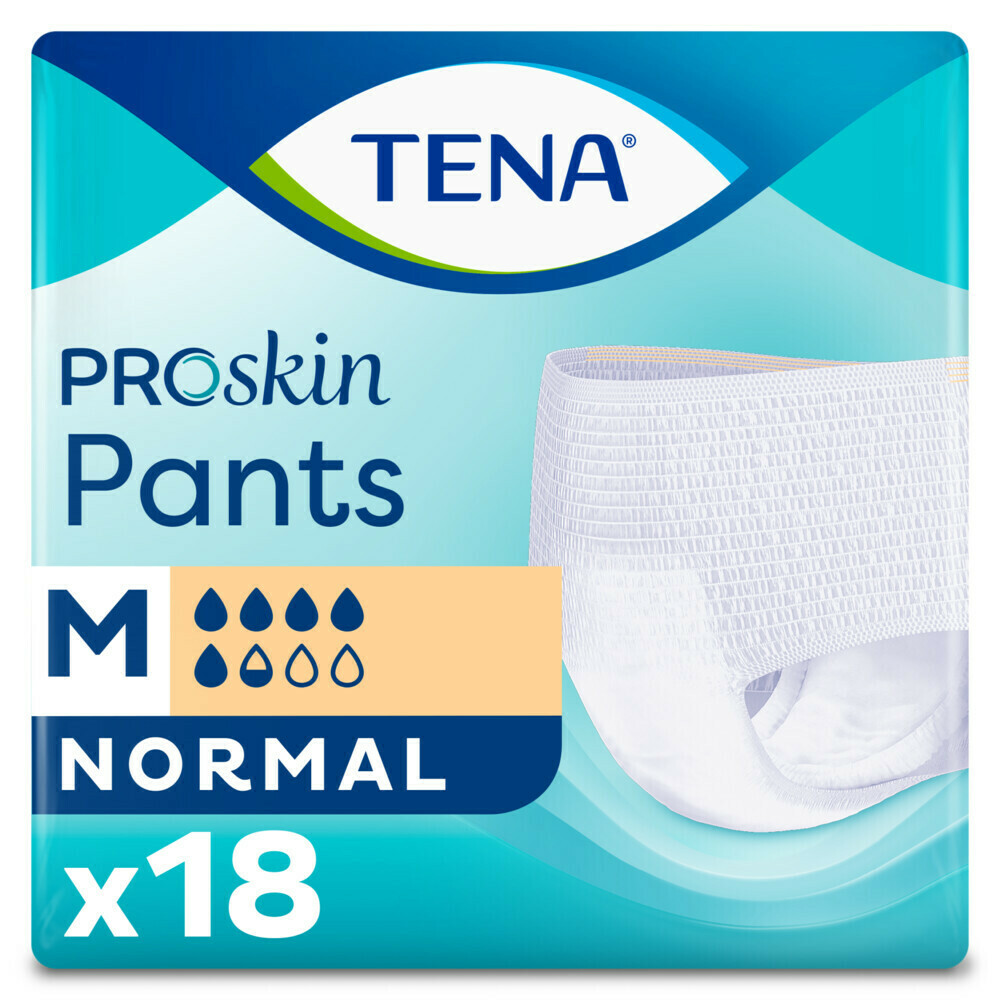 4x TENA Proskin Pants Normal Medium 18 stuks