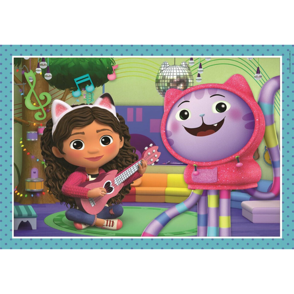 Clementoni Puzzel 4 In 1 Gabby's Dollhouse | Plein.nl