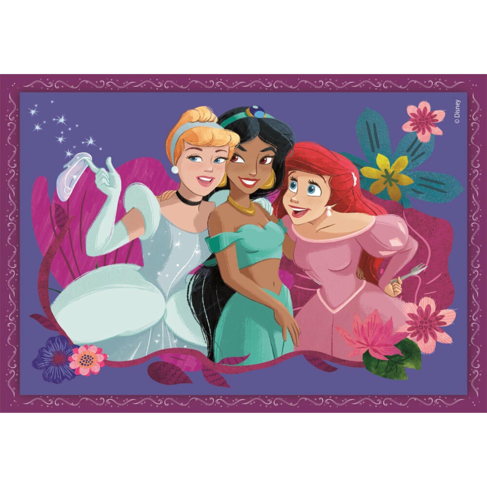Clementoni Puzzel 4-in-1 Disney Princess | Plein.nl