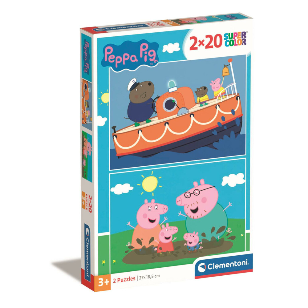 Clementoni Puzzel Peppa Pig 2x20 Stukjes