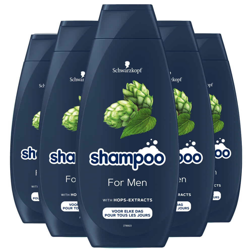 5x Schwarzkopf For Men Shampoo 400 ml