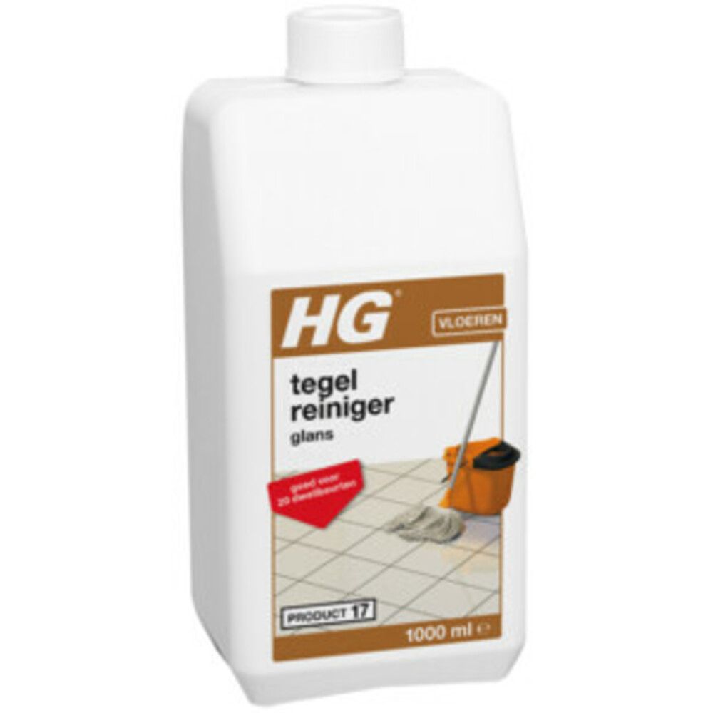 6x HG Tegelreiniger Glans 1 liter