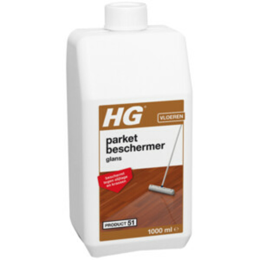 6x HG Parket Beschermer Glans 1 liter