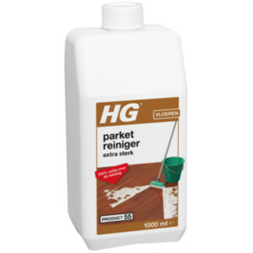 6x HG Parketreiniger Extra Sterk 1 liter