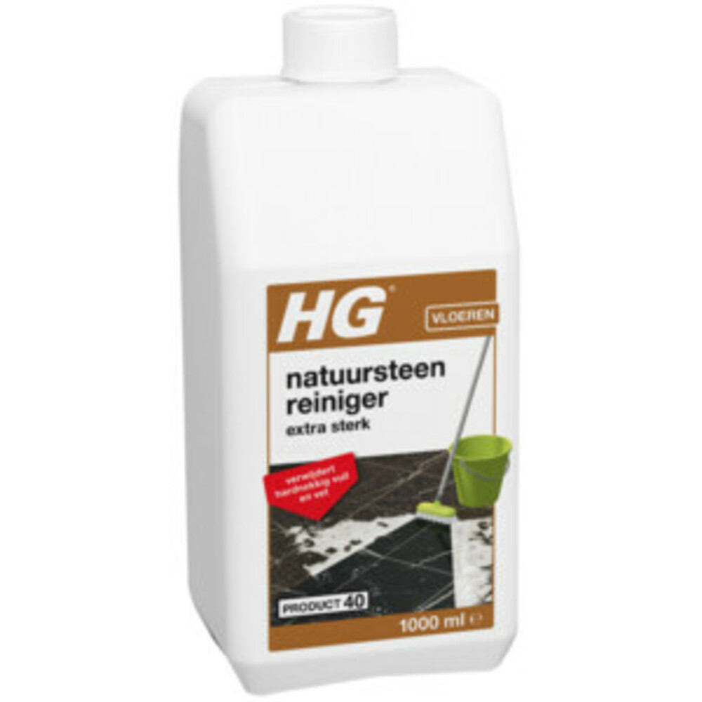 6x HG Natuursteenkrachtreiniger Extra Sterk 1 liter