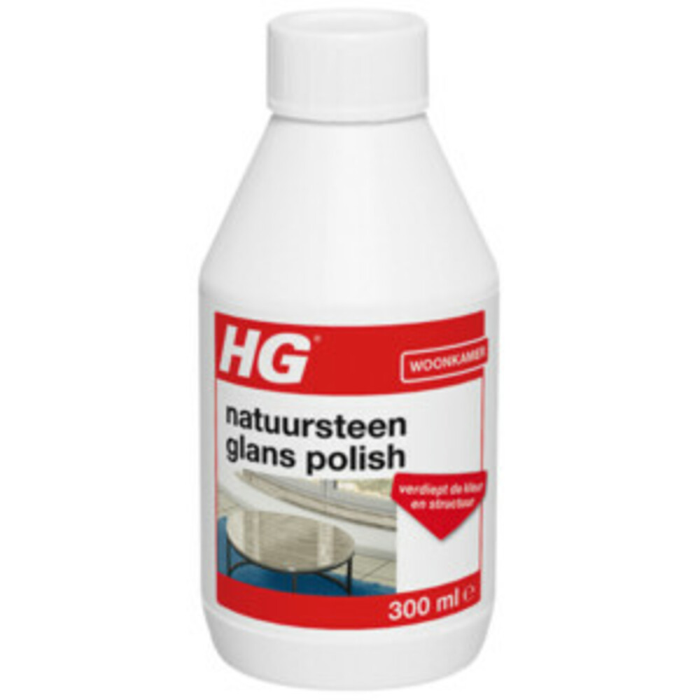 6x HG Natuursteen Glans Polish 300 ml