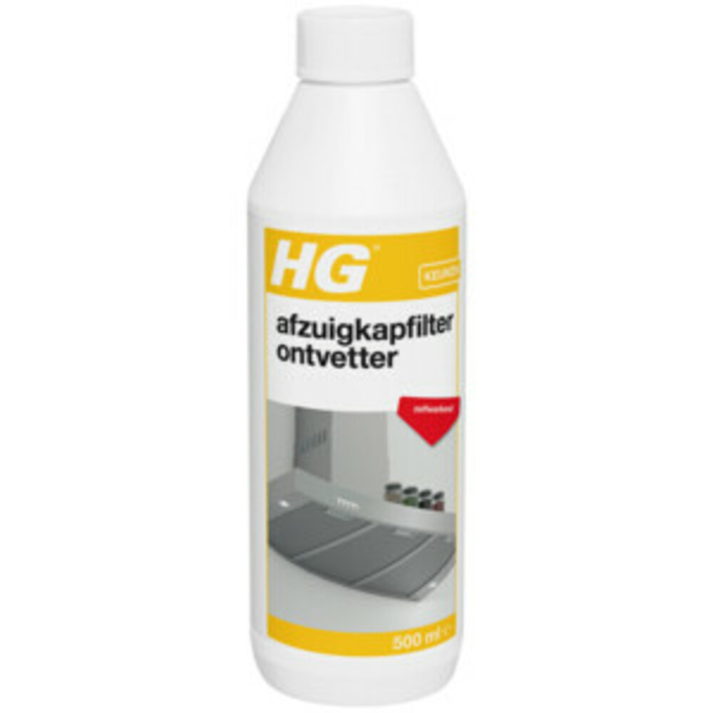 6x HG Afzuigkapfilter Ontvetter 500 ml