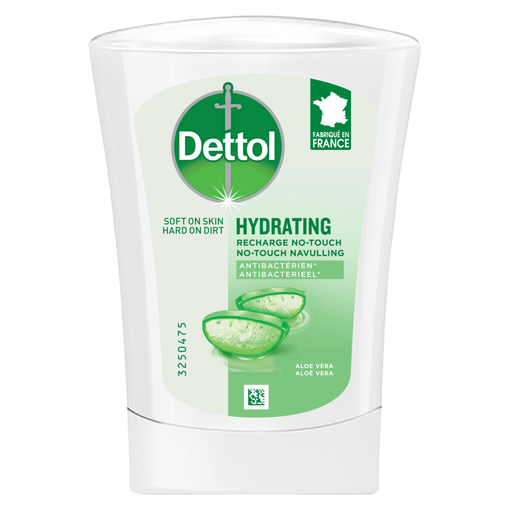 Dettol No Touch Automatische Zeepdispenser Zilver Aloe Vera Navulling Ml Plein Nl