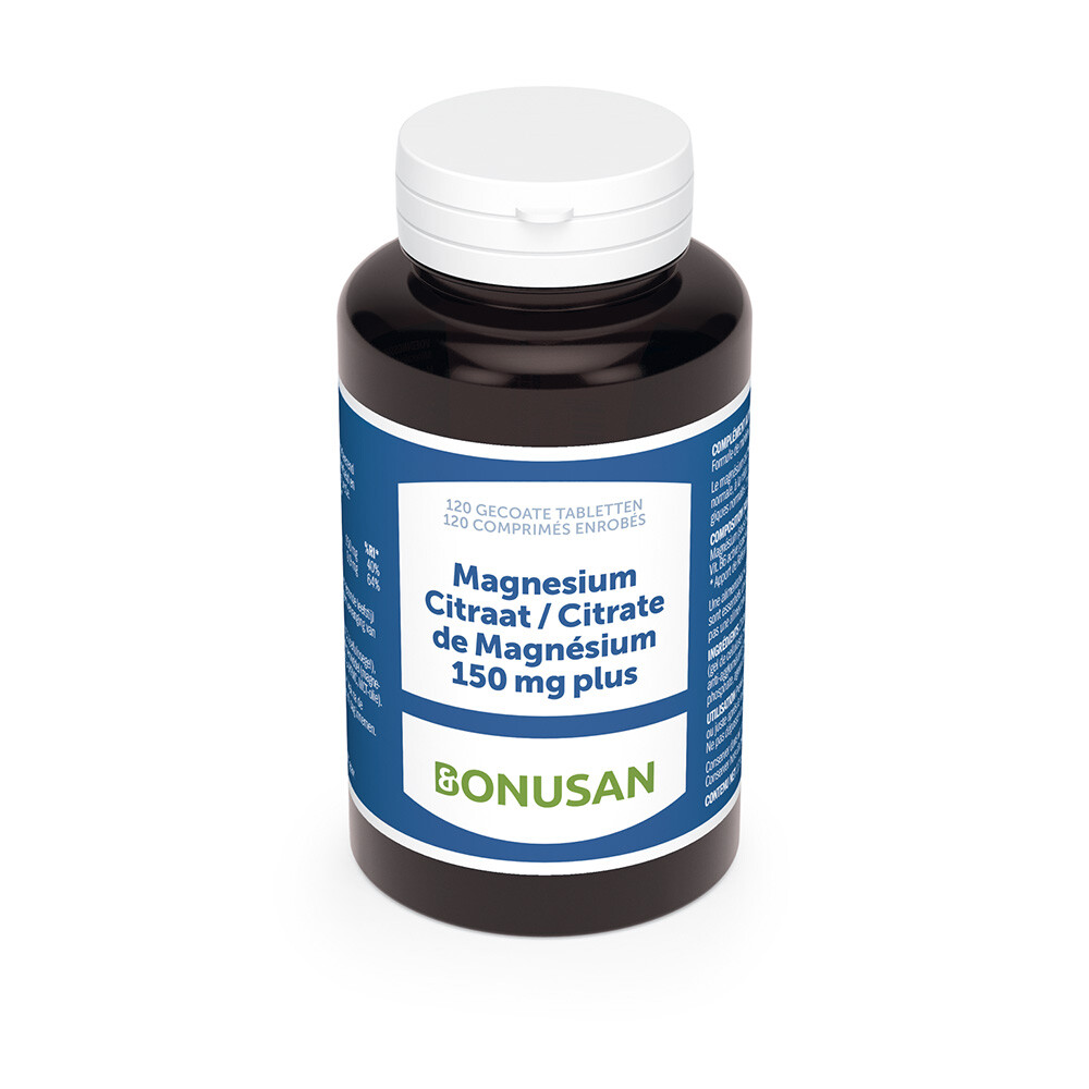 Gratis Verzending: Bonusan Magnesiumcitraat 150 mg Plus 120 tabletten