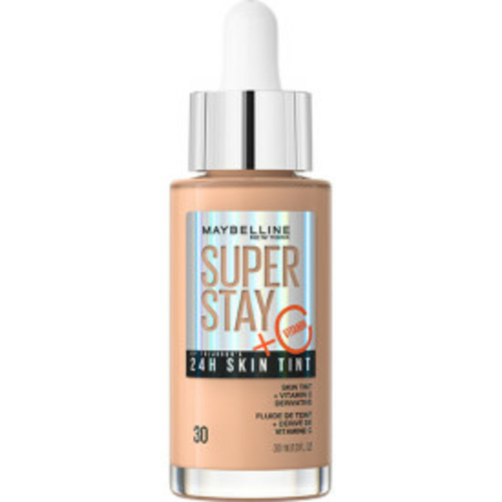 2x Maybelline SuperStay 24H Skin Tint Foundation 30 30 ml