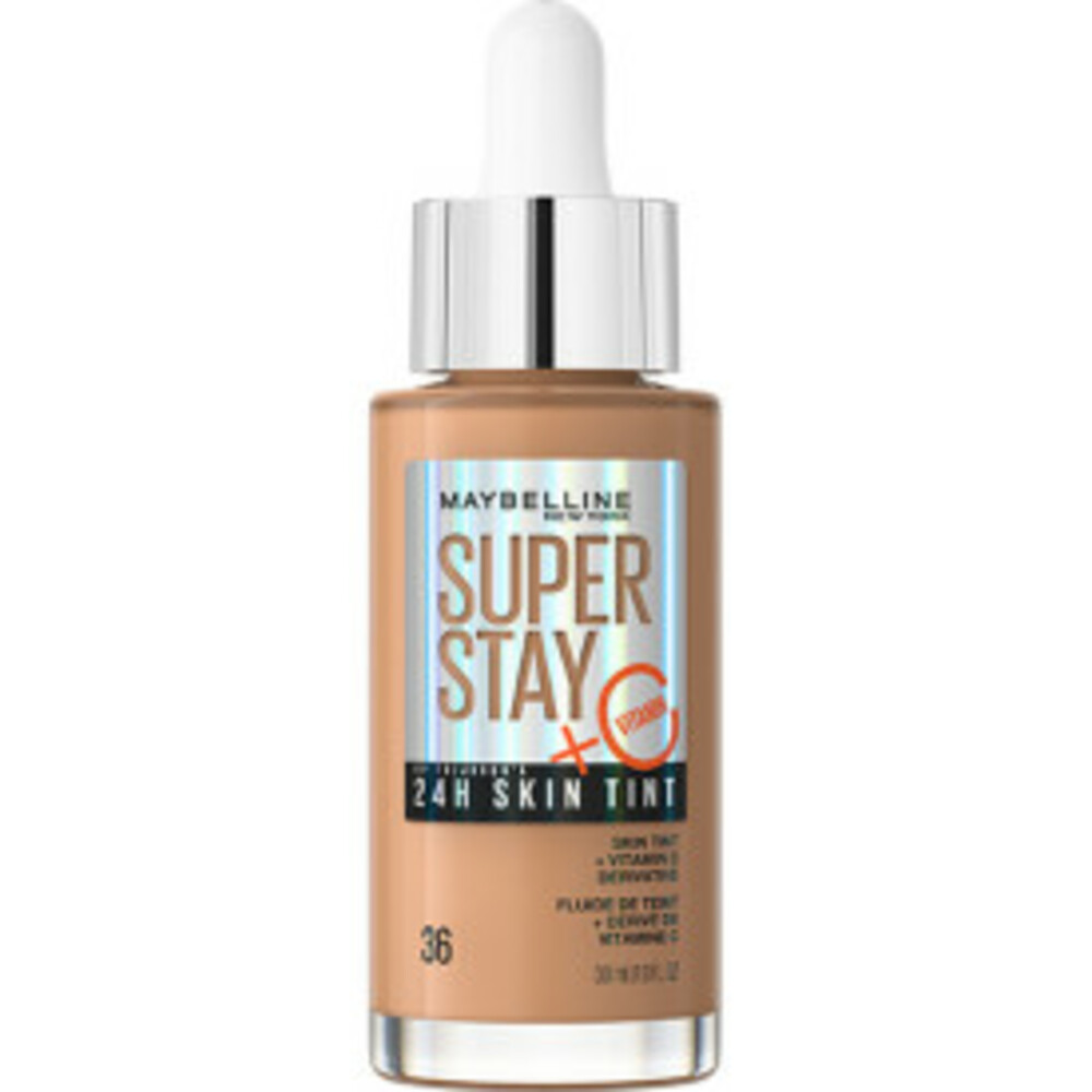 2x Maybelline SuperStay 24H Skin Tint Foundation 36 30 ml