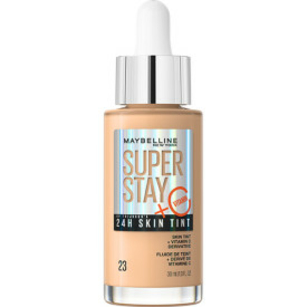 3x Maybelline SuperStay 24H Skin Tint Foundation 23 30 ml