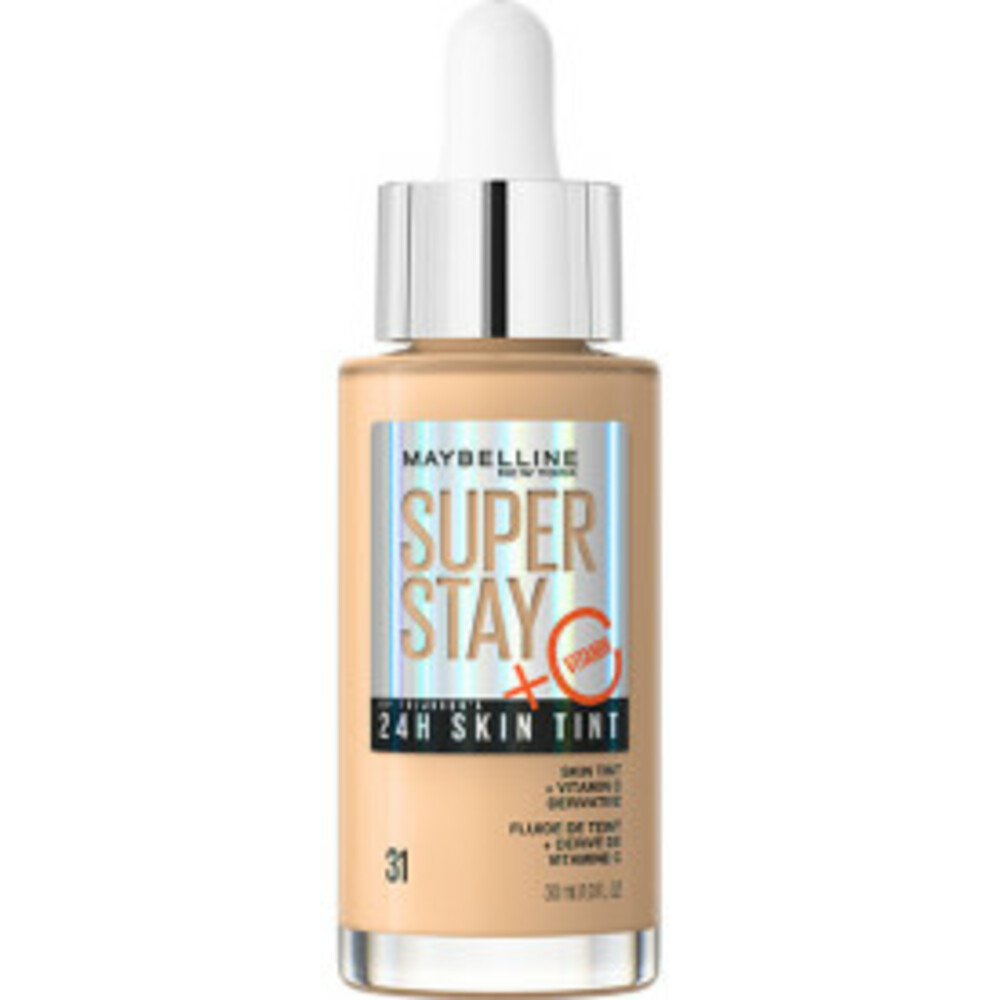 3x Maybelline SuperStay 24H Skin Tint Foundation 31 30 ml