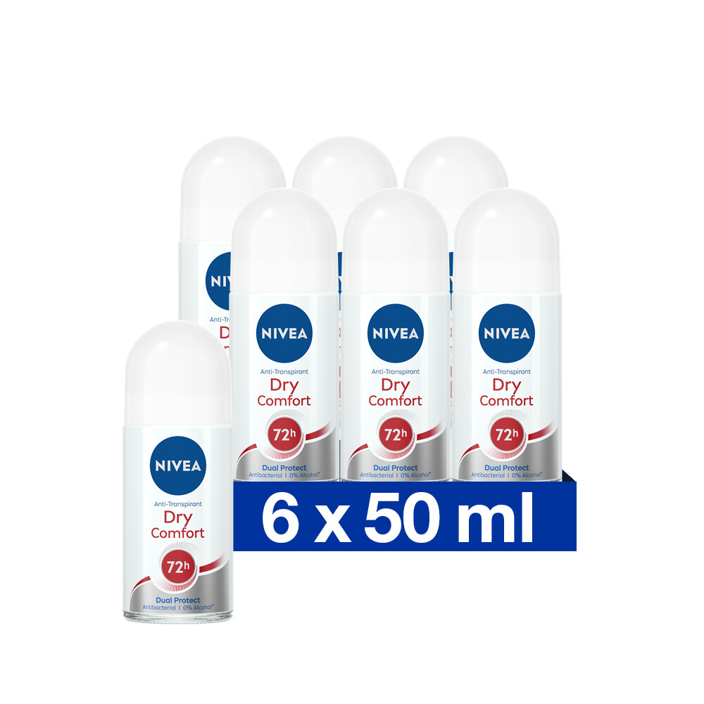 Dry Comfort roll-on deodorant voordeelverpakking 5+1 gratis