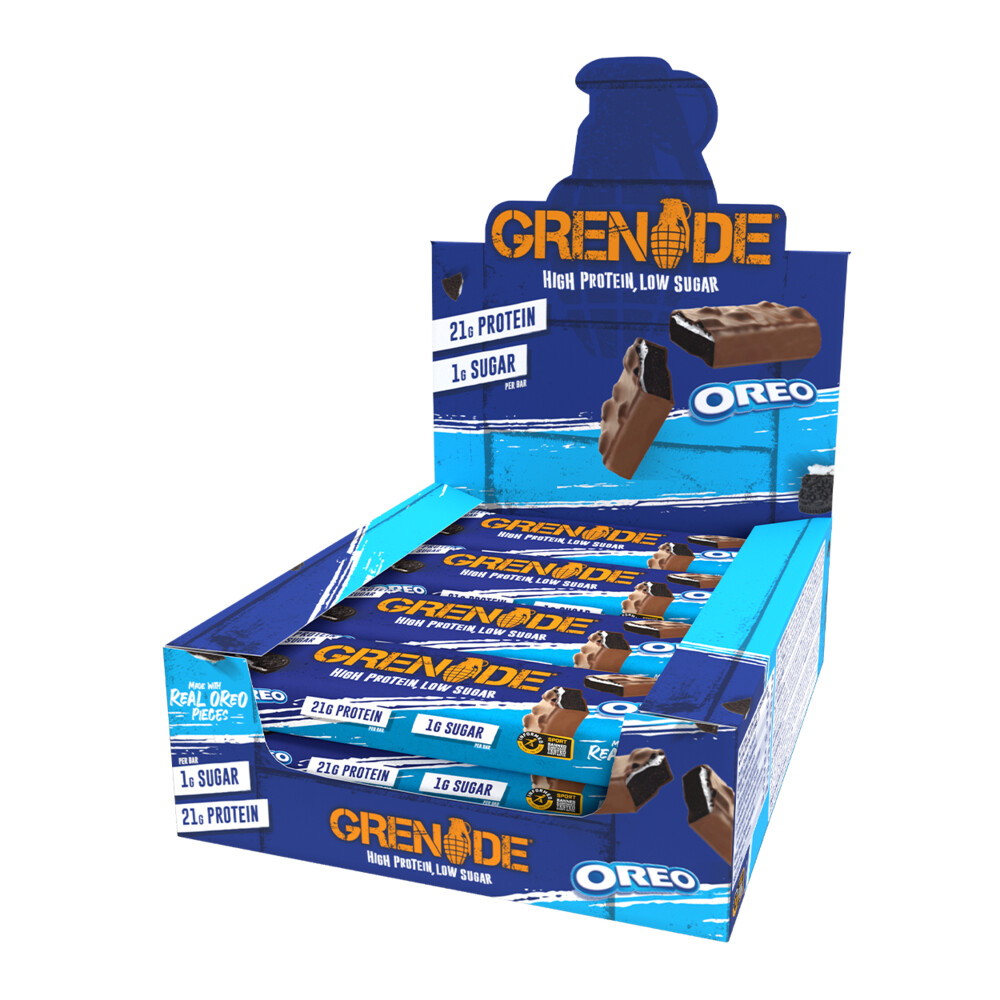 6x Grenade Protein Bars Oreo 12 x 60 gr