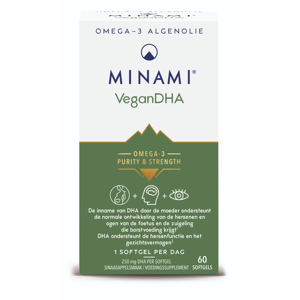 Gratis Verzending: 2x Minami VeganDHA 60 softgels