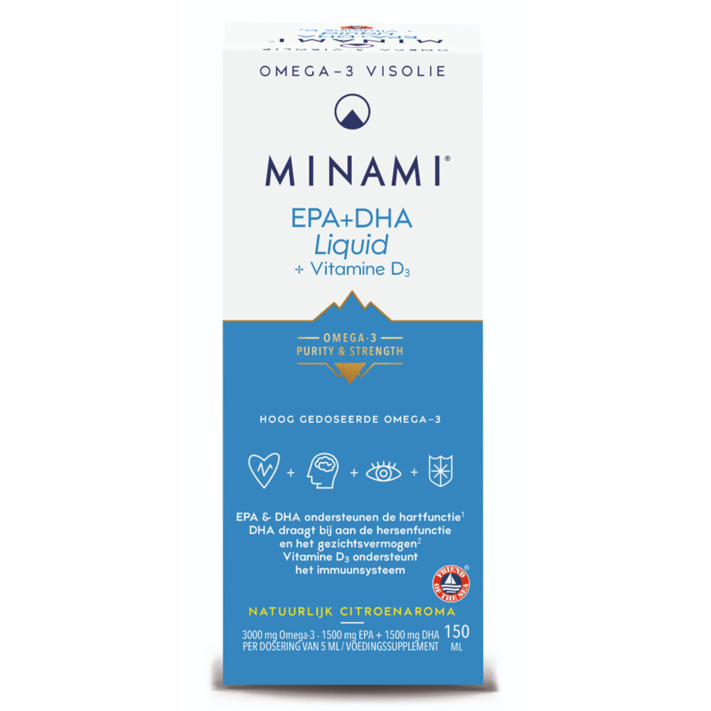 Minami EPA&DHA Liquid + Vitamine D3 150 ml