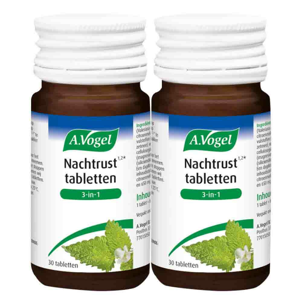 Gratis Verzending: 2x A.Vogel Dormeasan Nachtrust 3 In 1 30 tabletten