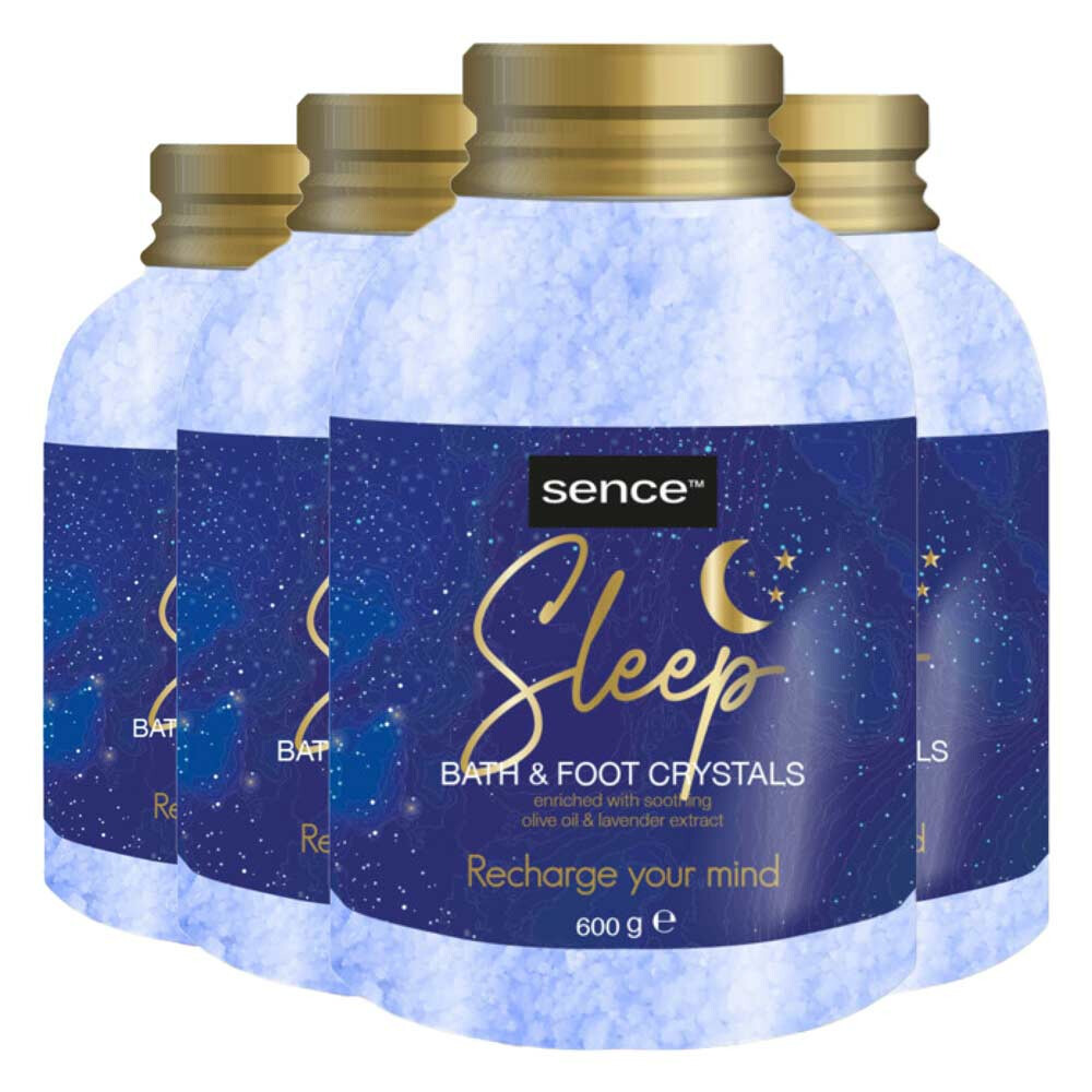 4x Sence Of Wellness Badkristallen Sleep 600 gr