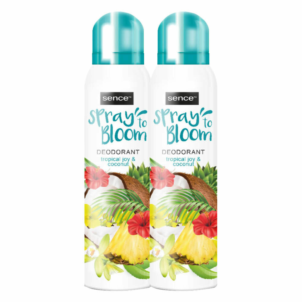 2x Sence Deodorant Tropical Joy&Coconut 150 ml