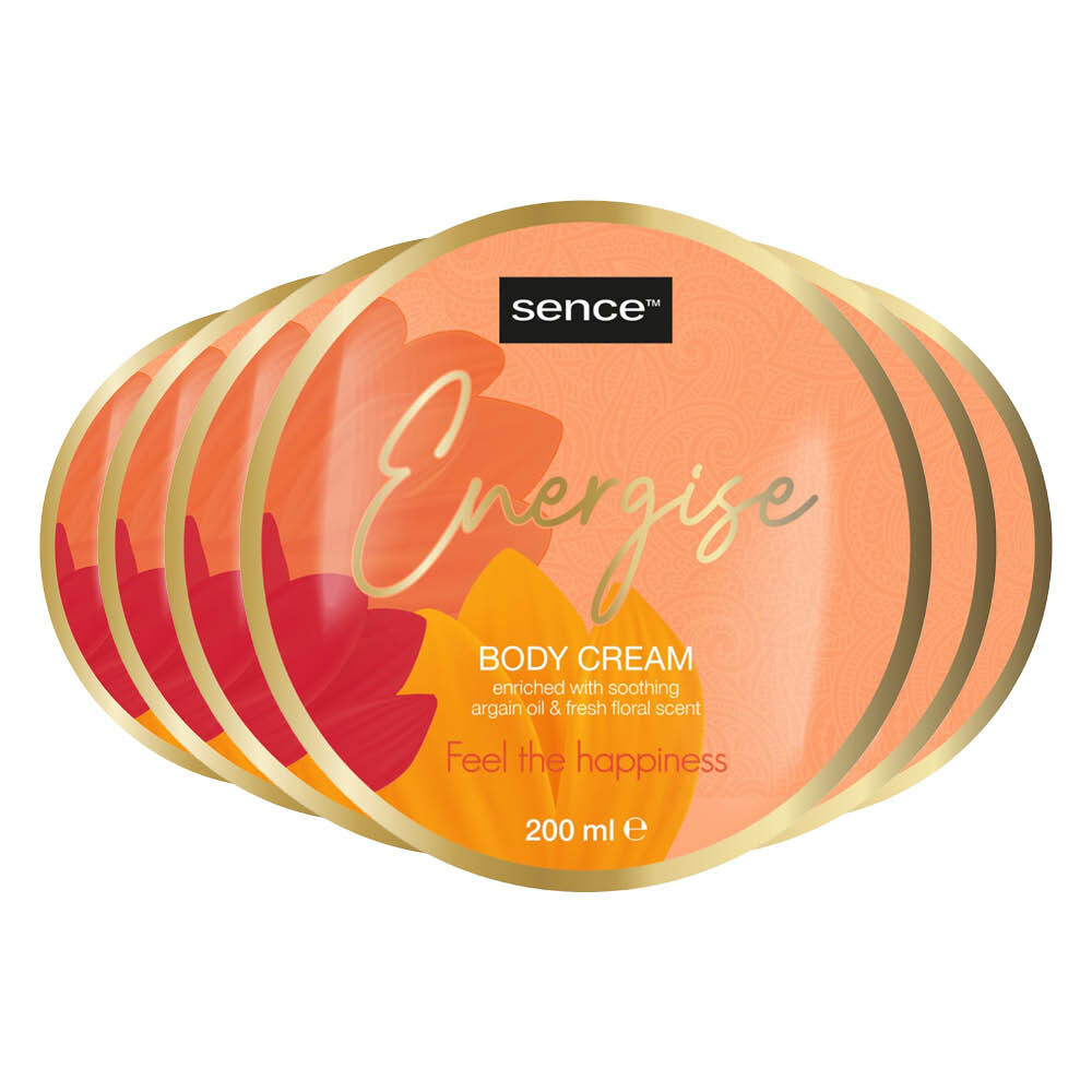 6x Sence Wellness Body Crème Energise 200 ml