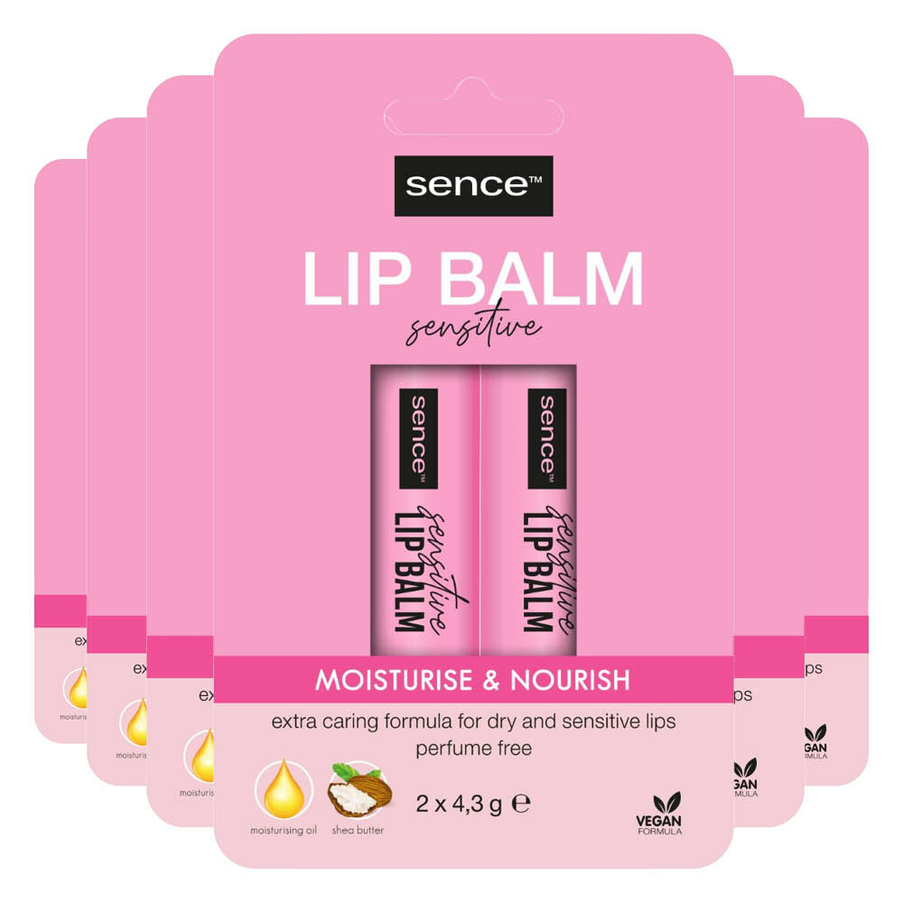 6x Sence Lippenbalsem Sensitive 2 stuks