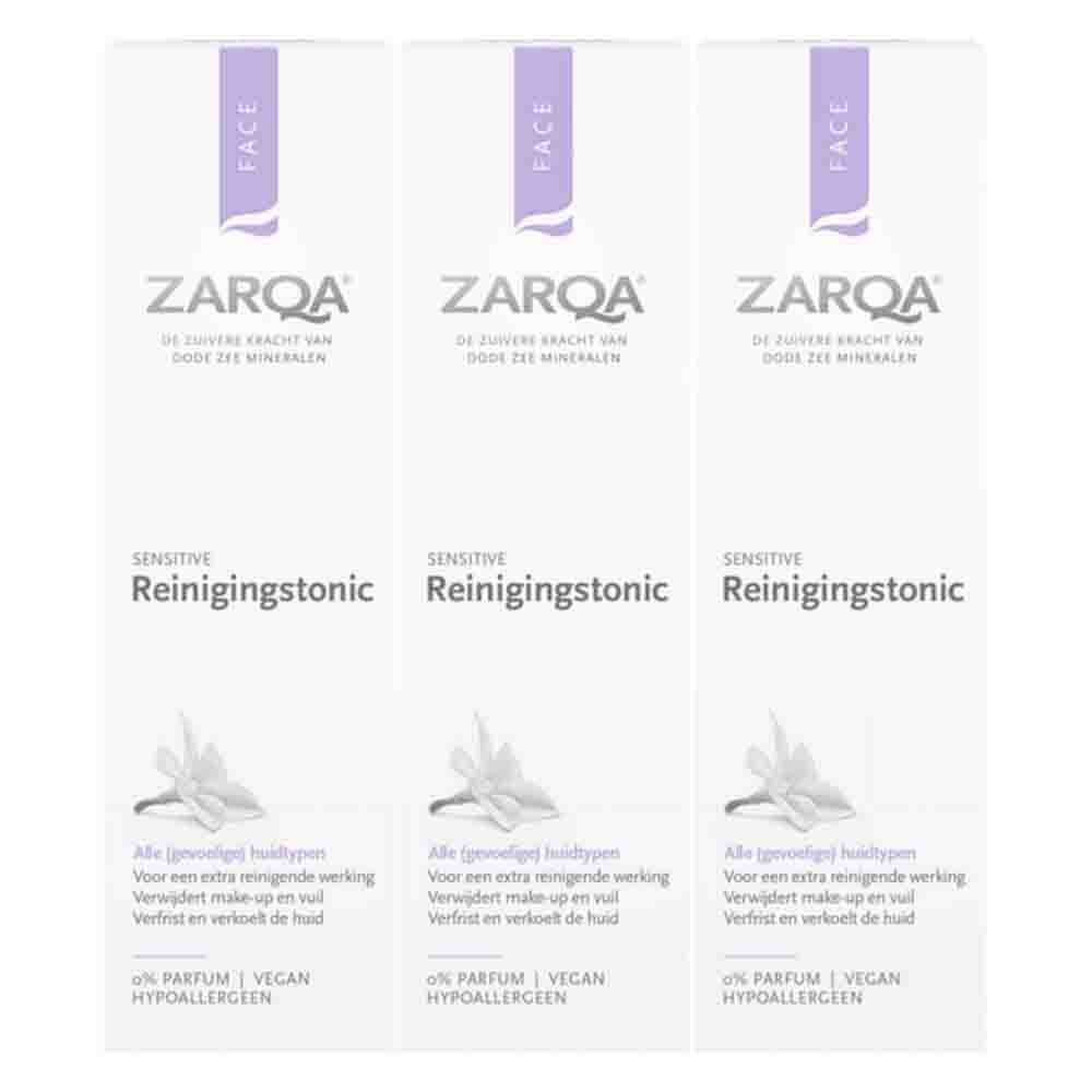 3x Zarqa Sensitive Reinigingstonic 200 ml